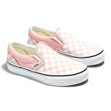 Vans Little Girls Classic Checkered Slip-On Sneaker