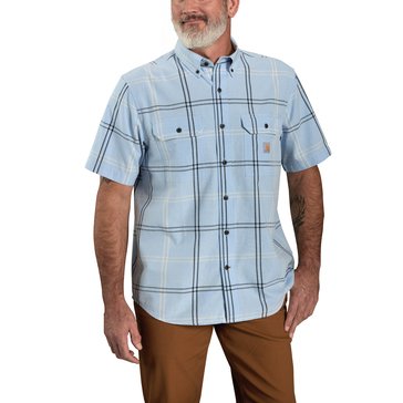 Carhartt Men's Loose Fit Midweight Plaid Short Sleeve Shirt