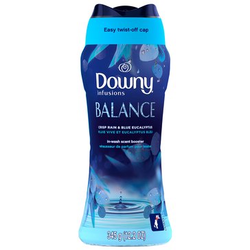 Downy Infusions Balance In-Wash Scent Booster, Crisp Rain and Blue Eucalyptus