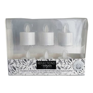 Mikasa Realistic LED Plastic Votive, Set of 6