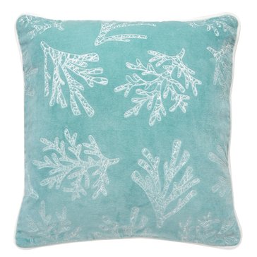 C&F Home Coral Velvet Pillow