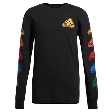 Adidas Big Boys' Meltdown Long Sleeve Tee