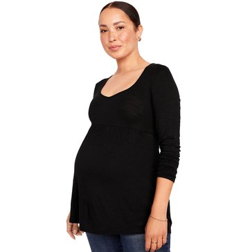 Old Navy Maternity Long Sleeve Sweetheart Peplum Top