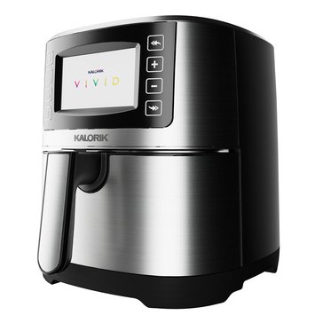 Kalorik VIVID 7-Quart Full Color Display Stainless Steel Air Fryer