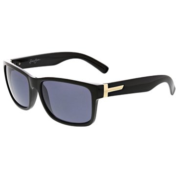 Sean John Men's Rectangle with Metal Hinge Deco Sunglasses