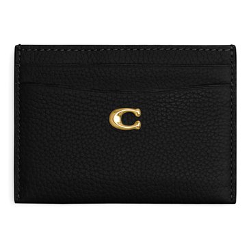 Coach Essential Polished Pebble Card Case