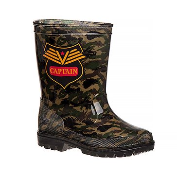 Rugged Bear Toddler Boys' Captain Rain Boots