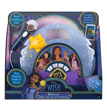 KIDdesigns Disney Wish Sing Along Karaoke Boombox