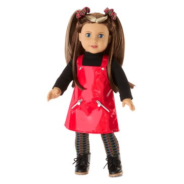 American GirlNicki's Red Vinyl Jumper Outfit