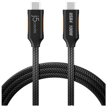 j5create Braided USB4 Gen 3 Full-Feature USB-C Cable