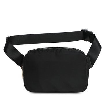 DS Nylon Belt Bag With Tonal Zipper