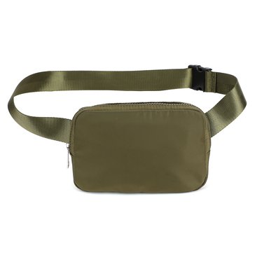 DS Nylon Belt Bag With Tonal Zipper