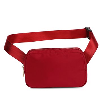 DS Nylon Belt Bag With Tonal Zipper