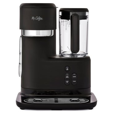 Mr. Coffee Single-Serve Iced and Hot Coffee Maker Blender with 2 Tumblers