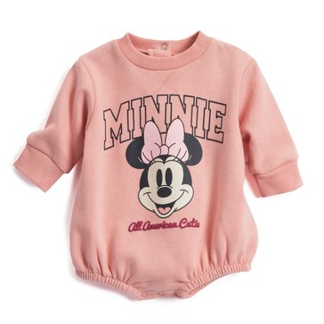 Disney Baby Girl  Minnie Mouse Dumpling Romper