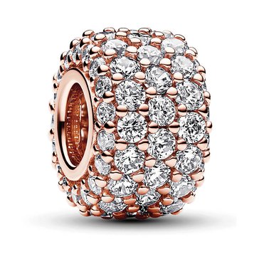 Pandora Sparkling Pave Triple Row Charm