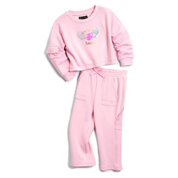 Freestyle Toddler Girls Heart Wings Cargo Sets
