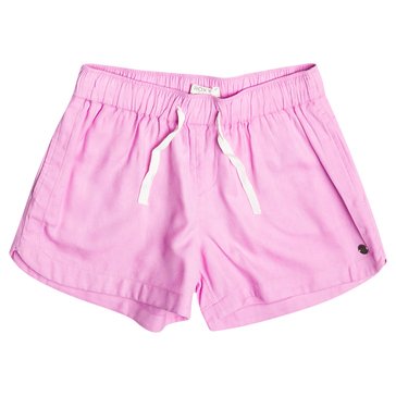 Roxy Big Girls' Una Mattina Pink Shorts