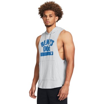 Under Armour Men's Project Rock Rents Due Sleeveless Hoodie 