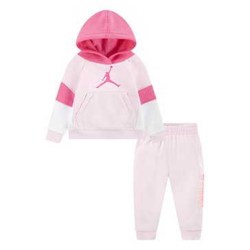 Jordan Baby Girls Stack Hoodie Fleece Set