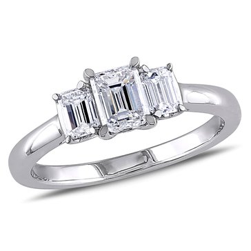 Sofia B. 1 cttw Emerald Cut 3-Stone Diamond Engagement Ring