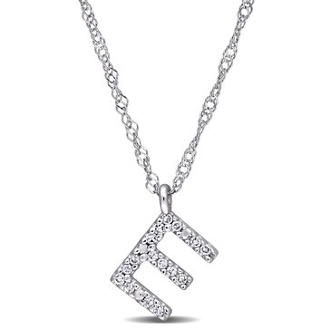 Sofia B. Diamond Accent Initial Pendant Necklace