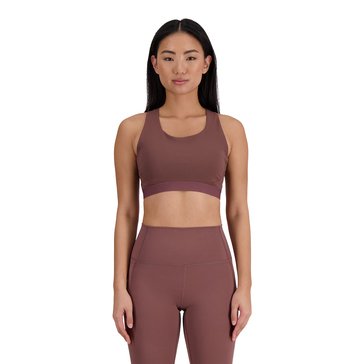 New Balance Womens Sleek Medium Support Pocket Sports Bra