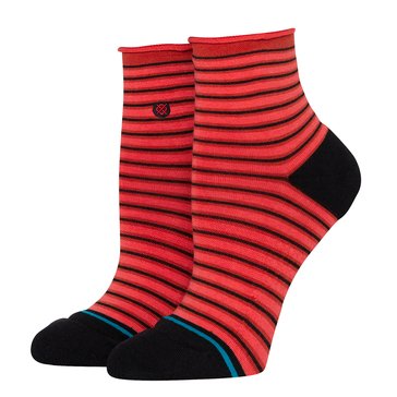 Stance Women's Red Fade Quarter Sock