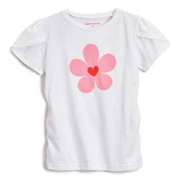 Liberty & Valor Toddler GIrls' Flutter Sleeve Tee