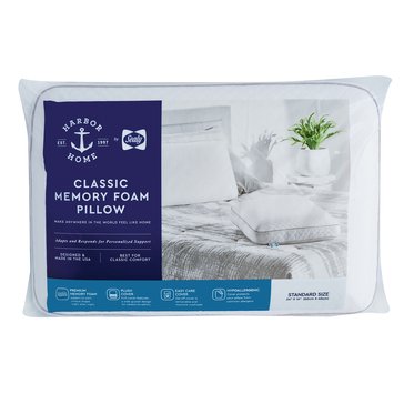 Harbor Home Classic Memory Foam Pillow