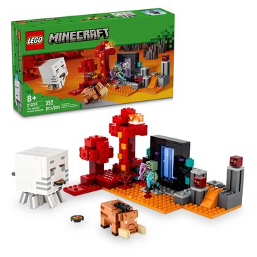 LEGO Minecraft The Nether Portal Ambush Building Set (21255) 