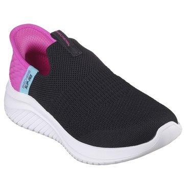 Skechers Kids Little Girls' Ultra Flex Slip-In Sneaker