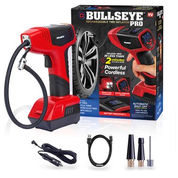 As Seen On Tv Bullseye 12V Portable Tire Inflator