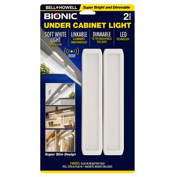 As Seen On Tv Bell Howell Bionic Motion Activated Under Cabinet LED Light