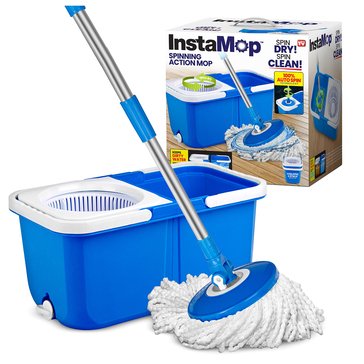 As Seen on TV Insta Mop Spin Mop and Bucket with Wringer Set