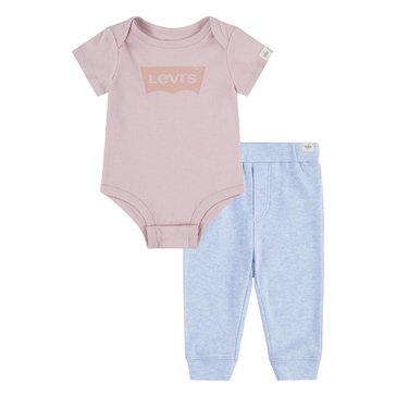 Levis Baby Girls Batwing Bodysuit Pant Set