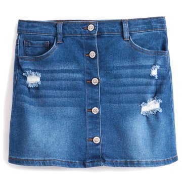 Wallflower Big Girls' Denim Skirt