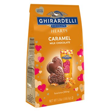 Ghirardelli Milk Chocolate Caramel Hearts Candy