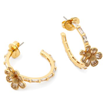 Kate Spade New York Fleurette Hoop Earrings