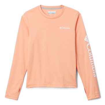 Columbia Big Girls' Fork Stream Long Sleeve Sun Tee