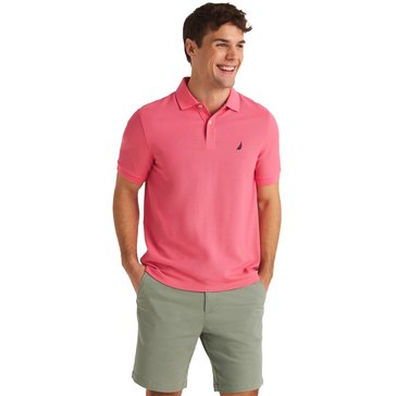 Nautica Men's Short Sleeve Sustainable Classic Fit Deck Polo