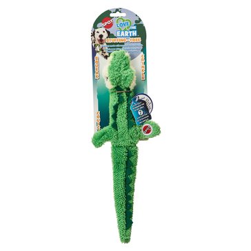 Ethical Pet Spot Love The Earth Stuffing Free Crocodile Dog Toy