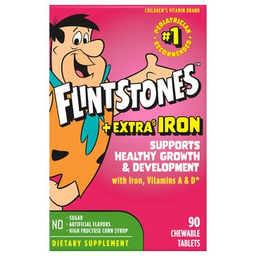 Flintstones Extra Iron Chewable Tablets