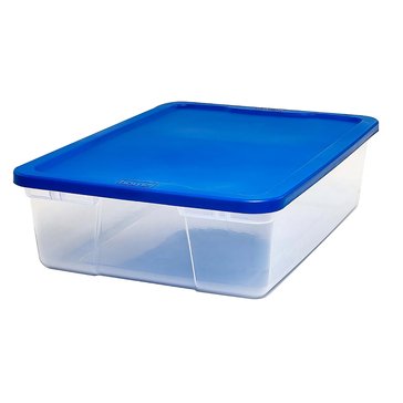 HOMZ Snaplock 28-Quart Underbed Storage Container