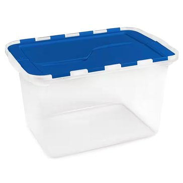 HOMZ Flip Lid 12-Gallon Storage Container