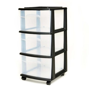 HOMZ 3-Drawer Cart