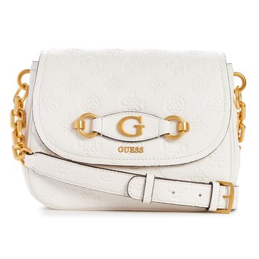 Guess Izzy Peony Debossed Triple Compartment Flap