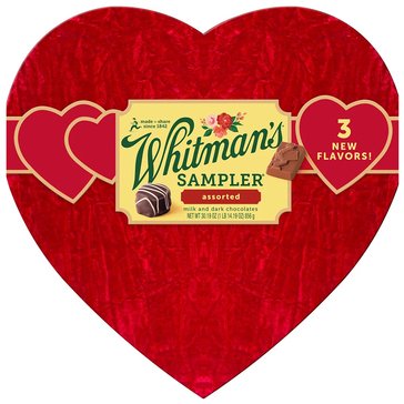 Whitman's Valentine's Day Red Velvet Heart Assorted Chocolates