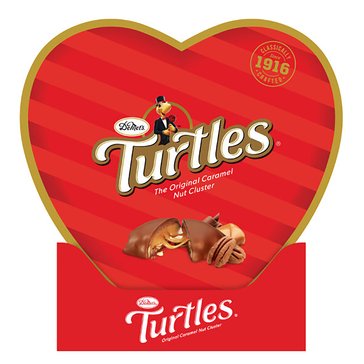 Turtles Valentine's Original Rigid Heart, 9-piece