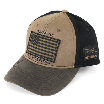 Grunt Style Men's Veteran Flag Hat  